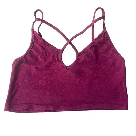 Streetwear Society Tank Top Maroon Size M - Picture 2 of 6